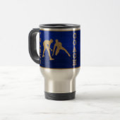 Mug De Voyage Des cadeaux de lutte d'entraîneur peuvent être (Devant gauche)