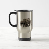 Mug de voyage des éléphants africains (Gauche)
