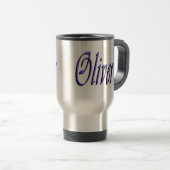 Mug De Voyage Des Garçons Appelés Oliver, (Devant droit)