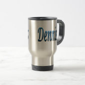 Mug De Voyage Des Hommes Appelés Dennis, (Devant droit)