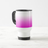 Mug De Voyage Design Arrière - plan rose Ombr Gradient-60416 (Devant gauche)