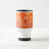Mug De Voyage Design d'automne avec feuilles d'érable et effet b (Centre)