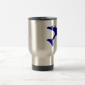 Mug De Voyage Design d'avion bleu blanc (Centre)