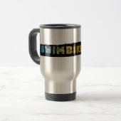 Mug De Voyage Design de triathlon (Devant gauche)