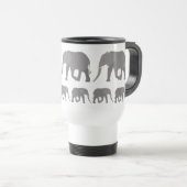 Mug De Voyage Design éléphant (Devant droit)