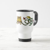 Mug De Voyage Design Lion médiéval (Devant droit)