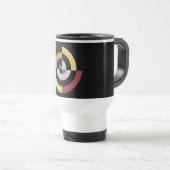 Mug De Voyage Design Spiral (Devant droit)