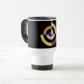Mug De Voyage Design Spiral (Devant gauche)