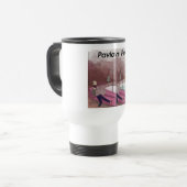 Mug De Voyage Dessin amusant de la piscine de Pavlov (Devant gauche)