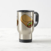 Mug De Voyage dessin animé de Burrito (Devant droit)