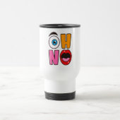 Mug De Voyage Dessin animé drôle « Oh non » (Centre)