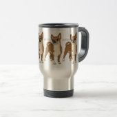 Mug De Voyage Dessin de Chihuahua pour chien (Devant droit)