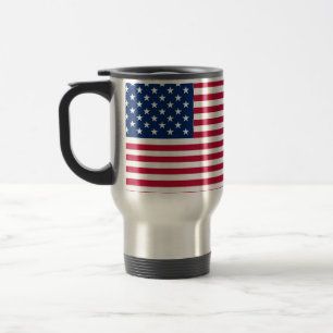 Mug De Voyage Dessin de fierté de drapeau américain USA
