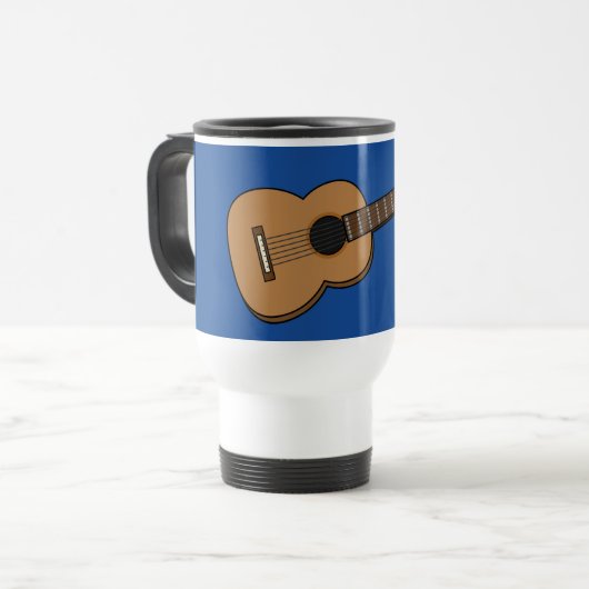 Mug De Voyage Dessin de guitare (Devant gauche)