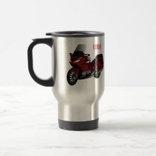 Mug De Voyage Dessin de moto de tourisme