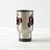 Mug De Voyage Dessin de moto de tourisme (Centre)
