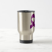 Mug De Voyage Dessin de ruban violet (Centre)