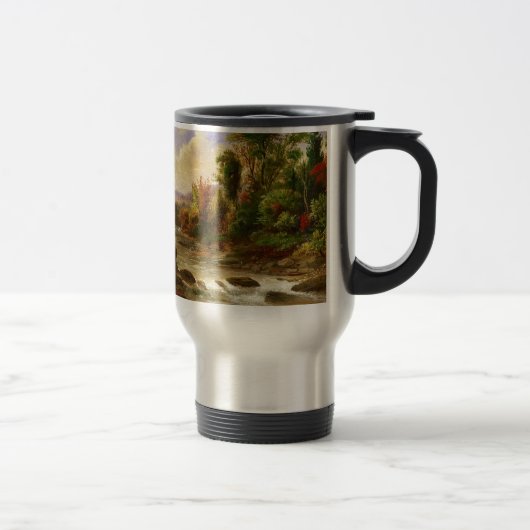 Mug De Voyage Destin de Robert Duncanson de rivière de forêt (Droit)