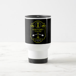 Mug De Voyage Détecteur de métal sur le champ de bataille de tra