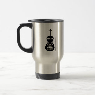 Mug De Voyage Détendez-vous Le Joueur de violon est ici
