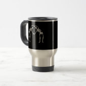 Mug De Voyage Deux Coeurs de squelette Mains Classique (Devant gauche)