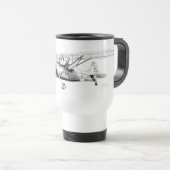 Mug De Voyage Deux écrites au crayon sauvages (Devant droit)
