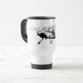 Mug De Voyage Deux écrites au crayon sauvages (Devant gauche)