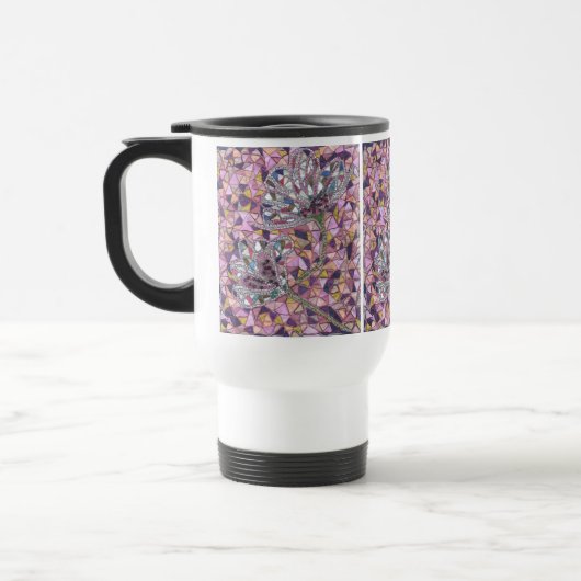 Mug De Voyage Deux fleurs (Gauche)