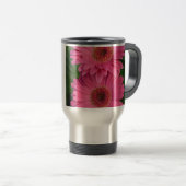 Mug De Voyage Deux fleurs de germe rose (Devant droit)