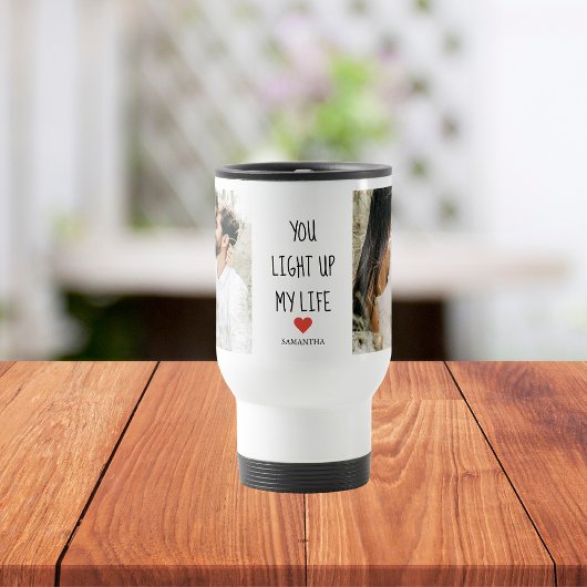 Mug De Voyage Deux photos | Happy Valentines Day |