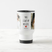 Mug De Voyage Deux photos | Happy Valentines Day | (Centre)