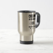 Mug De Voyage Développeur Programmeur Codeur Ingénieur en Intell (Devant droit)