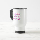 Mug De Voyage Devenir maman - rose et violet (Devant gauche)
