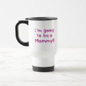 Mug De Voyage Devenir maman - rose et violet (Gauche)