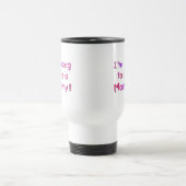 Mug De Voyage Devenir maman - rose et violet (Centre)