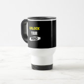 Mug De Voyage Déverrouiller votre esprit (Devant gauche)