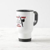 Mug De Voyage Deviennent une ceinture noire (Devant droit)