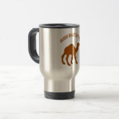 Mug De Voyage Devinez quel jour nous sommes ? - Chameau du jour (Devant gauche)