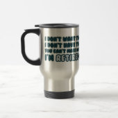 Mug De Voyage Devis de retraite amusant (Gauche)