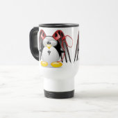 Mug De Voyage Diable à ailes Tux (Devant gauche)