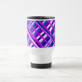 Mug De Voyage Diagonale bleue rose violet (Centre)