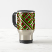 Mug De Voyage Diagonale de Noël (Devant gauche)
