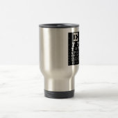 Mug De Voyage Diagramme d'oeil (Centre)