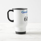 Mug De Voyage Dieu a béni 60 ans de cadeau d'anniversaire (Gauche)