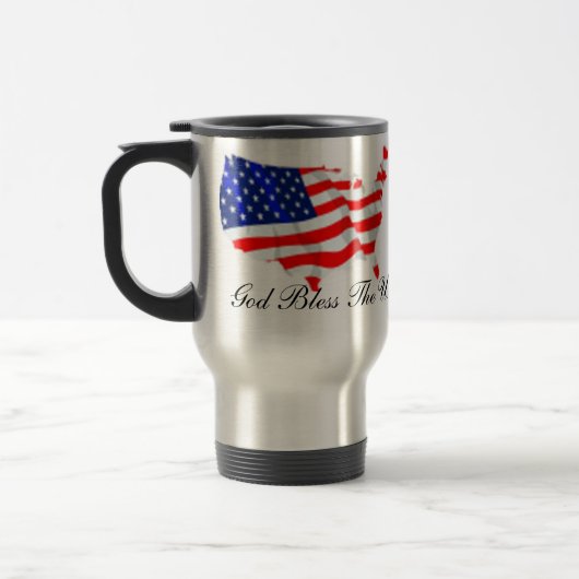Mug De Voyage Dieu bénissent les Etats-Unis (Gauche)