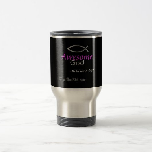 Mug De Voyage Dieu génial gotGod316.com (Centre)