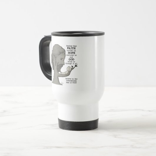 Mug De Voyage Dieu nous tient (Devant gauche)