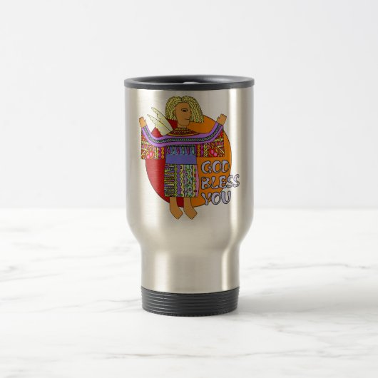 Mug De Voyage Dieu te bénisse (Centre)