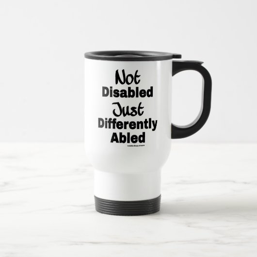 Mug De Voyage Différent Abled (Droite)