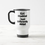 Mug De Voyage Différent Abled (Gauche)